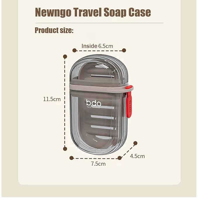 AURAessentials Portable Travel Soap Case