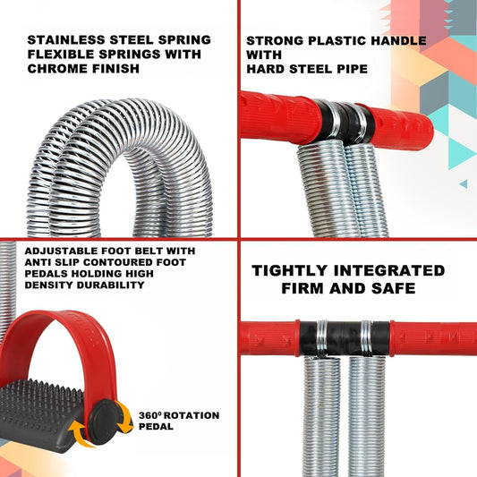 AURAfit Resistance Belly Workout Trimmer Steel Springs